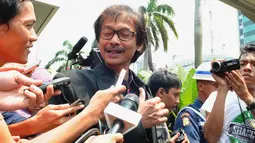Rida mengaku bila anggaran Kementerian ESDM tidak ada yang berubah ketika Jero baru menjabat Menteri ESDM, Jakarta, Jumat (12/9/2014) (Liputan6.com/Andrian M Tunay)