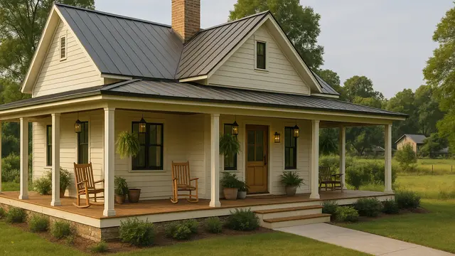 Model Rumah di Desa ala Pinterest/ Ilustrasi oleh AI