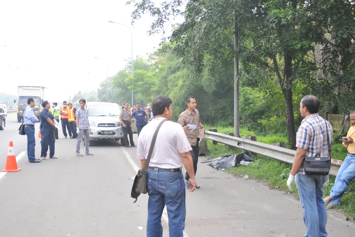 Jasad Sarah Angelina Suroto (19) di ruas Tol JORR 
