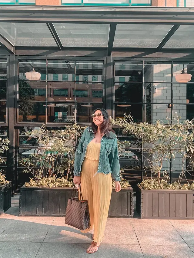 7 Potret Baby Bump Ayu Anjani Pemeran Lasmini yang Hamil Anak Ke-3