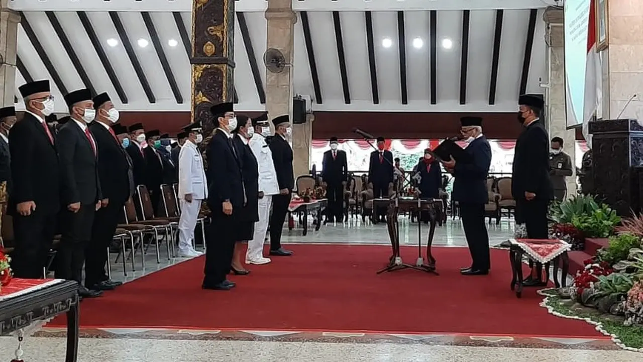 Bupati Malang melantik 197 pejabat hasil mutasi. (malangkab.go.id)