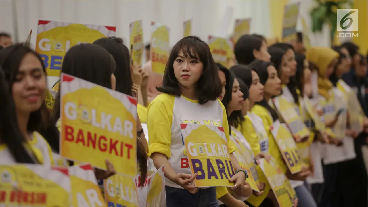 Gadis Cantik Ramaikan Penutupan Munaslub Partai Golkar