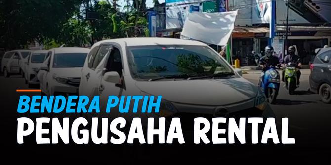 VIDEO: Pengusaha Rental Kibarkan 'Bendera Putih' Pada PPKM Level 4