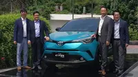 Tooyota C-HR Hybrid resmi dijual di Indonesia bertepatan dengan Hari Bumi. (Arief A/Liputan6.com)