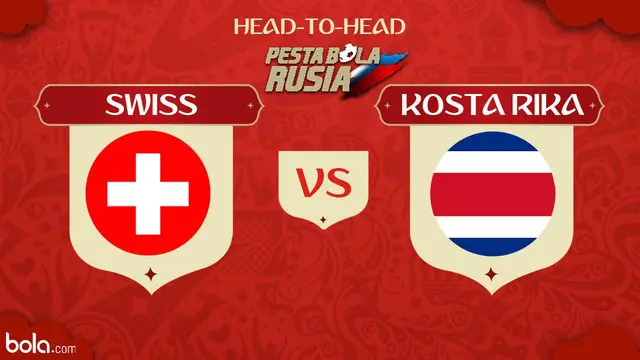 Berita video head-to-head Piala Dunia Rusia 2018: Swiss vs Kosta Rika.
