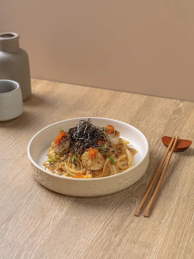 Baked Miso Scallops.