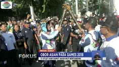 Obor diarak mulai dari kantor Wali Kota Medan, Lapangan Benteng, Jalan Raden Saleh, Jalan Brigjen Katamso, Jalan Diponegoro, dan berakhir di Jalan Imam Bonjol.