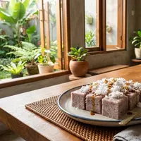 Resep Kue Talas Kelapa Kukus. (AI Generated)