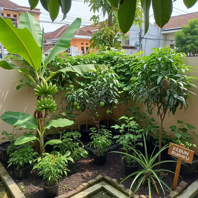 9 Ide Kebun Buah Mini di Halaman Sempit, Tetap Subur dan Produktif