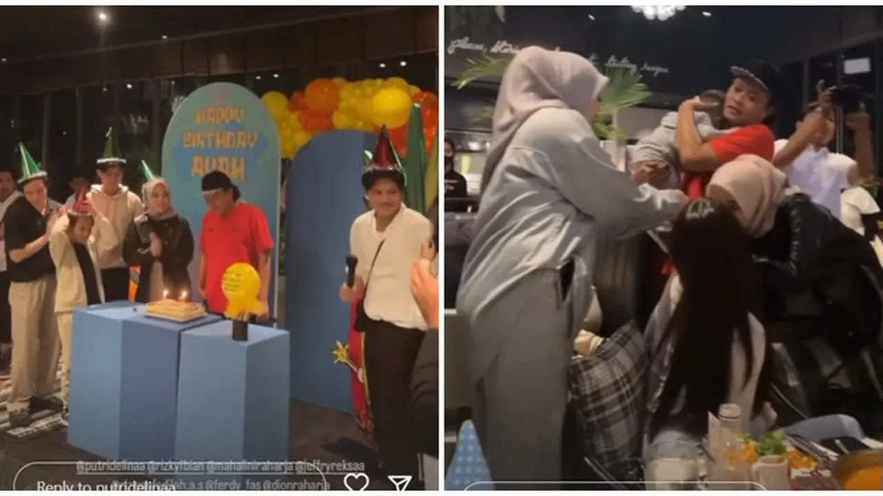 7 Momen Ulang Tahun Sule ke-46, Nathalie Holscher dan Putri Delina Terlihat Akur