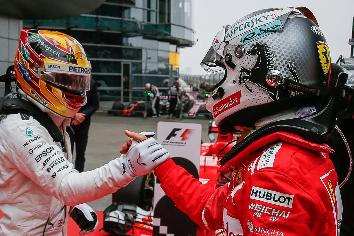 Lewis Hamilton, Sebastian Vettel 