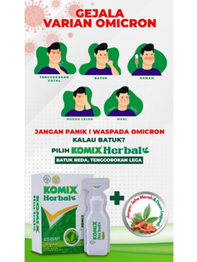 Gejala Varian Omicron.