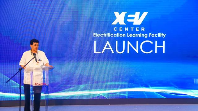 Direktur Jenderal Industri Logam, Mesin, Alat Transportasi, dan Elektronika (ILMATE) Taufiek Bawazier mewakili Menteri Perindustrian pada peresmian Toyota xEV Center di Karawang