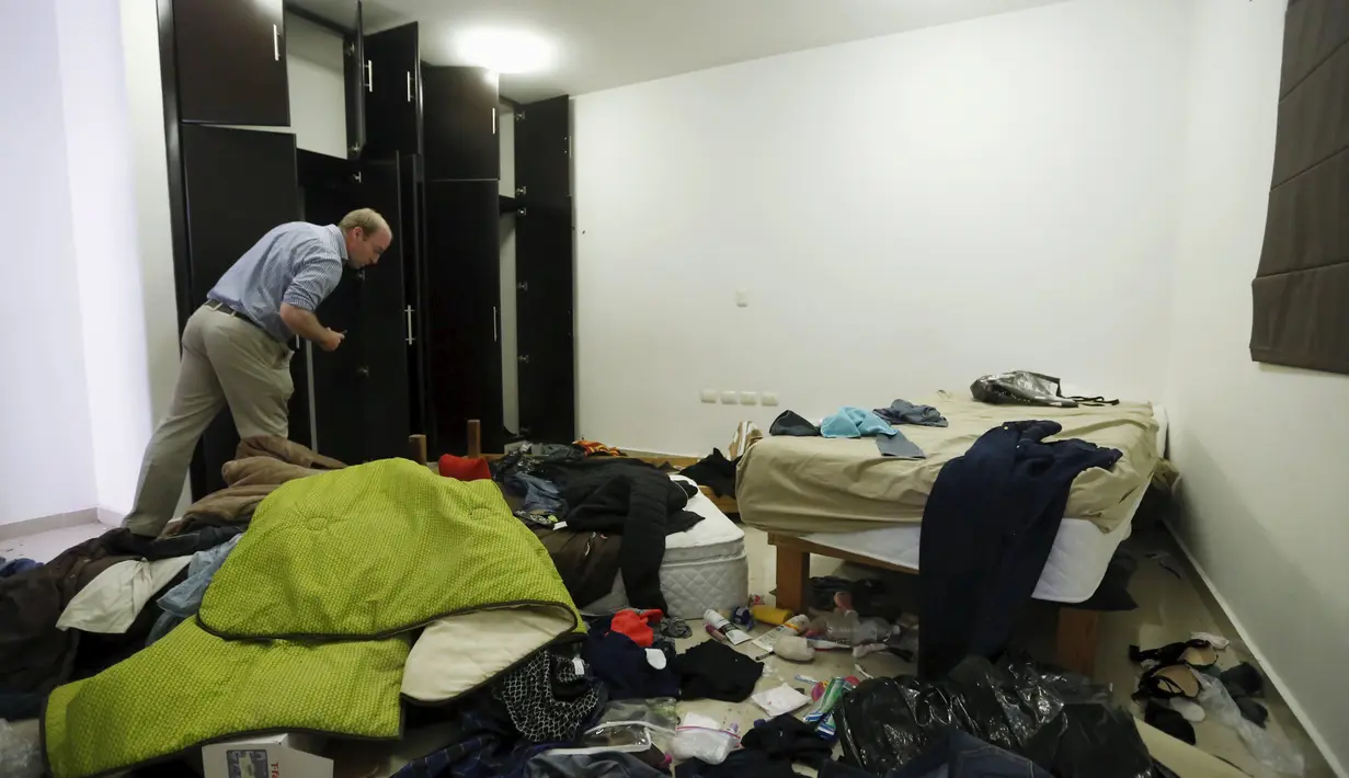Kondis rumah persembunyian bandar Narkoba terkenal " El Chapo " Guzman, Sinaloa, Meksiko, (11/1). ). 5 orang tewas dalam penyergapan ini. (REUTERS / Edgard Garrido)