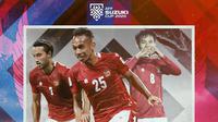 Piala AFF - Ezra Walian, Irfan Jaya, Witan Sulaeman (Bola.com/Adreanus Titus)