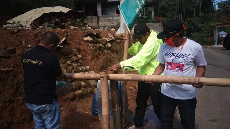 Kampung Gunungwuled, Purbalingga, lepas karantina wilayah atau lockdown. (Foto: Liputan6.com/Rudal Afgani)