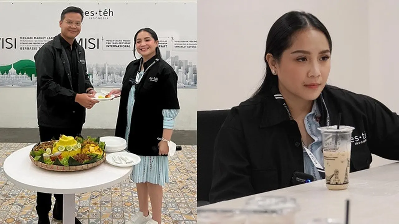 6 Potret Nagita Slavina Ditunjuk Jadi CEO Brand Minuman, Perluas Dunia Bisnis