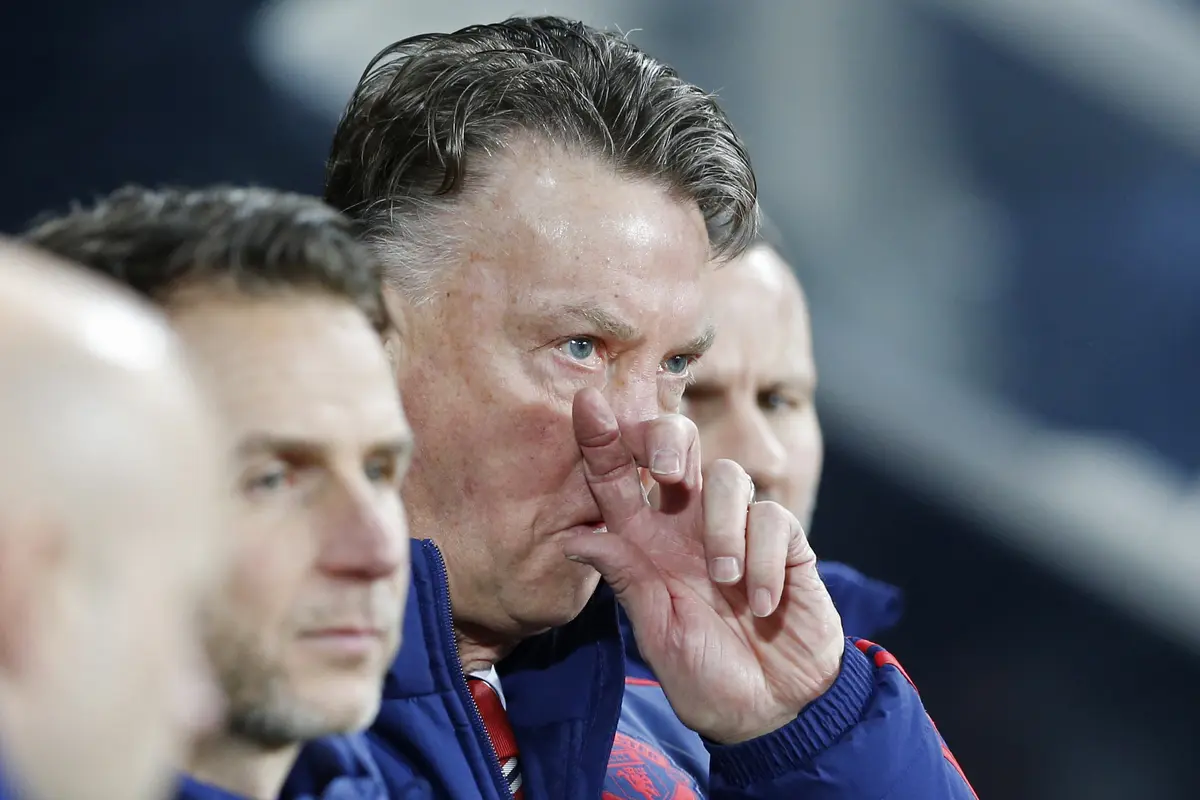 Manajer Manchester United Louis van Gaal