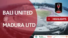 Bali United comeback usai tertinggal 1-2 dari Madura United.
