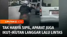 Aturan lalu lintas dibuat untuk ditaati, tapi yang terjadi hampir setiap saat ada saja pelanggaran yang dilakukan masyarakat, terutama pengendara motor. Ironisnya ndak cuma warga sipil saja, aparat pun ikut-ikutan melanggar, apa penyebabnya, kita Dis...