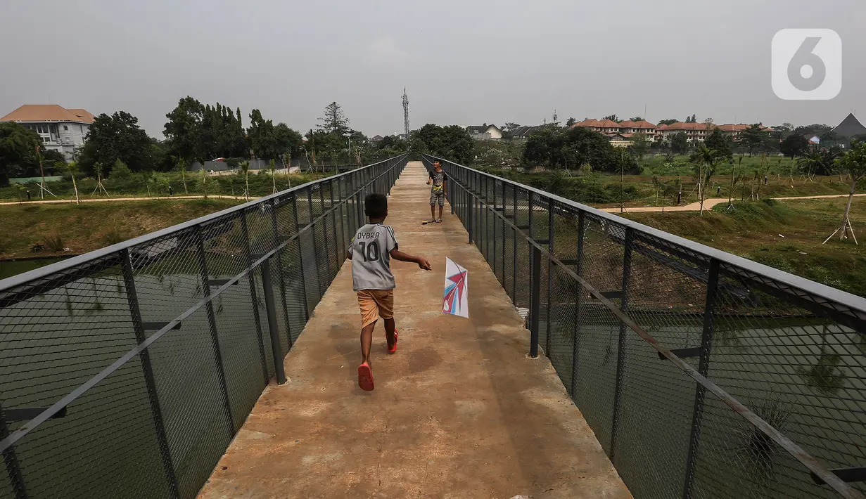 Waduk Lebak Bulus diharapkan bisa menjadi pengendali banjir di kawasan Ciganjur, Cilandak, Kemang, Petogogan, Kebayoran, dan Palmerah. (Liputan6.com/Johan Tallo)