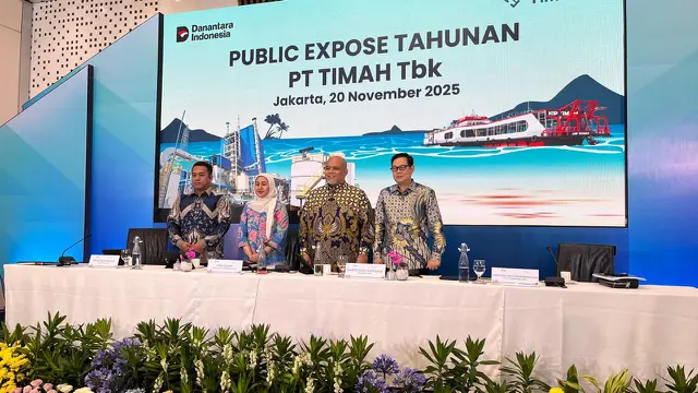 Paparan publik PT Timah Tbk (TINS), Kamis (20/11/2025). (Foto: Liputan6.com/Gagas Y)