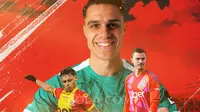Timnas Indonesia - Trio Calon Pemain Naturalisasi Timnas: Dean James, Joey Pelupessy, dan Emil Audero (Bola.com/Adreanus Titus)