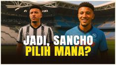 Juventus dan Napoli dikabarkan menyatakan minatnya terhadap pemain Manchester United, Jadon Sancho. Masa depannya di Old Trafford semakin terancam, Sancho dipersilahkan hengkang dari MU.