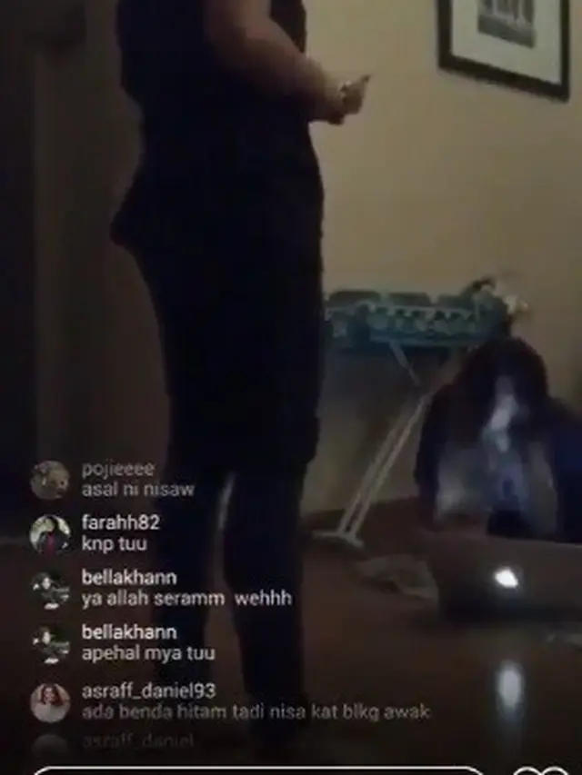 live instagram (foto: @nesa.idrus)