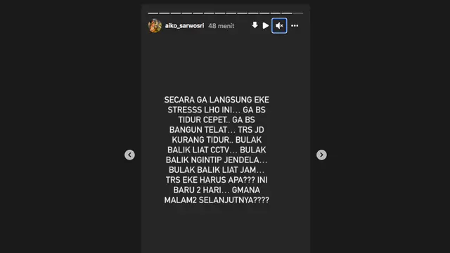Rumah Kemalingan, Chef Aiko Stres Hingga Susah Tidur