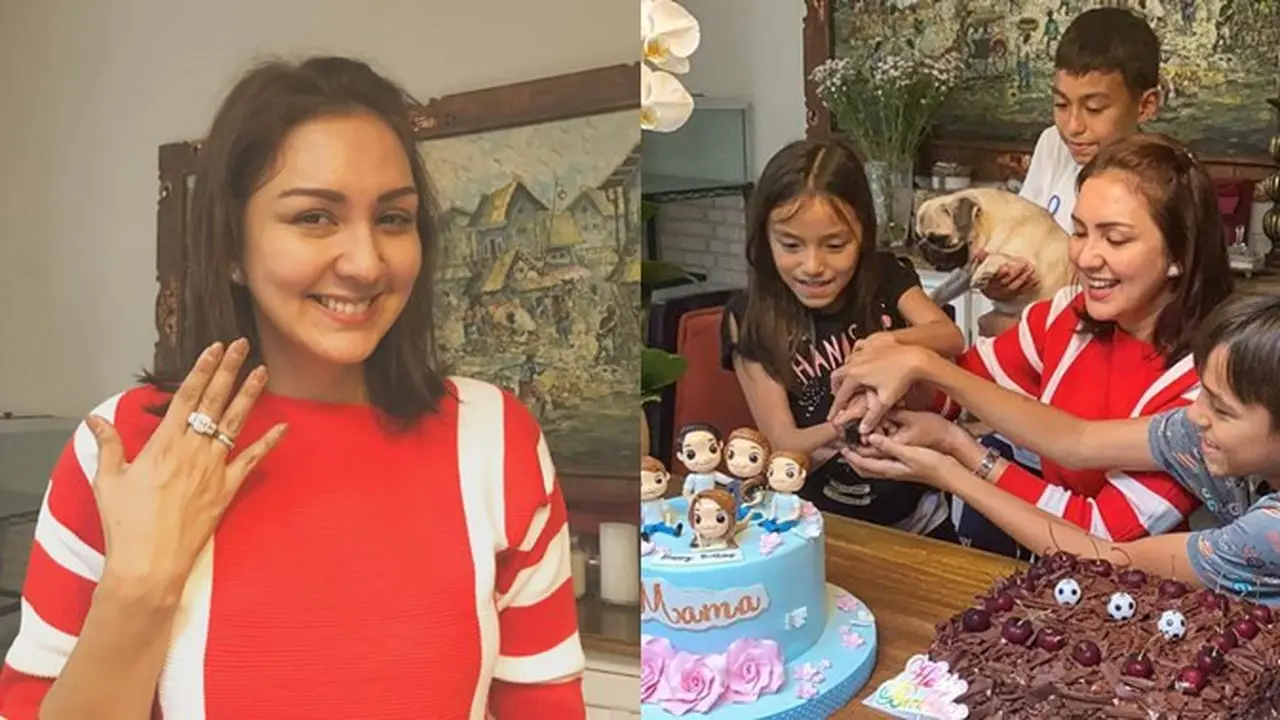 7 Momen Kejutan Ulang Tahun Donna Agnesia, Dapat Kado Cincin Berlian