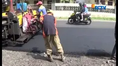 Jalur mudik selatan Jawa Barat dilakukan penambalan dan penutupan aspal baru