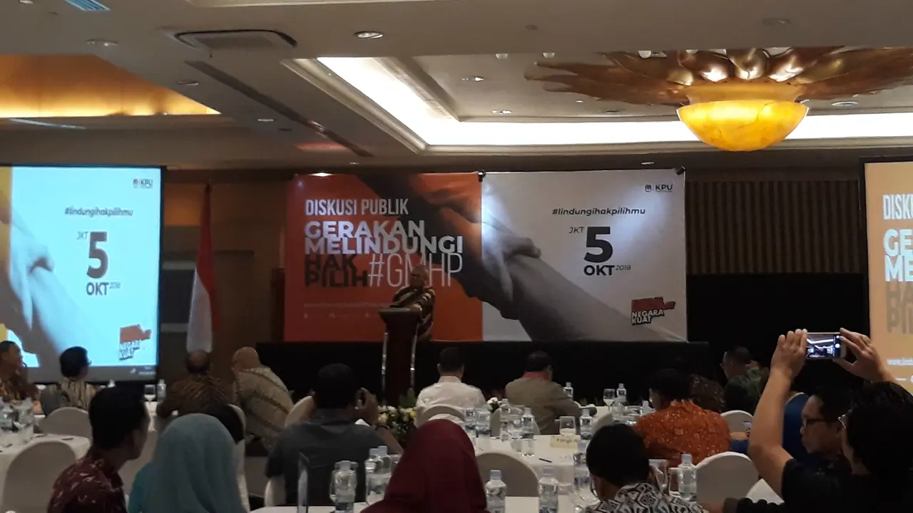 Komisi Pemilihan Umum (KPU) meresmikan Gerakan Melindungi Hak Pilih (GMHP)