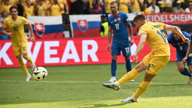 Hasil Timnas Slovakia vs Rumania di Euro