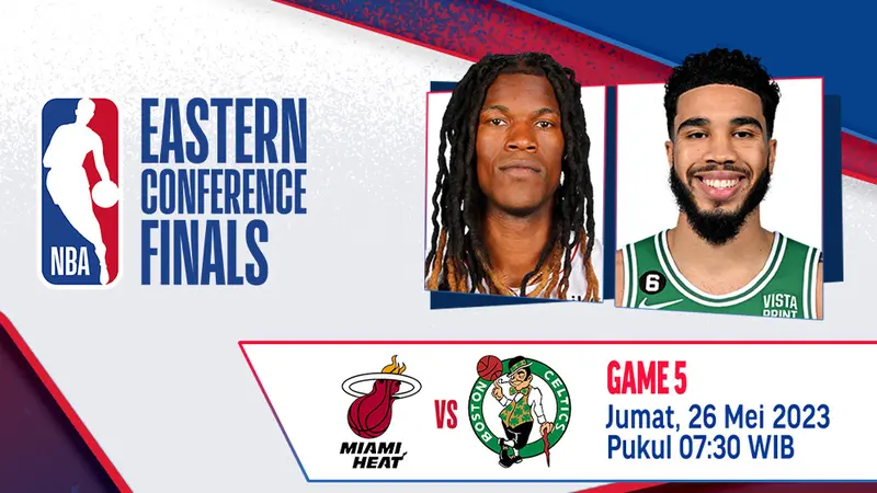 Link Live Streaming NBA Boston Celtics vs Miami Heat di Vidio