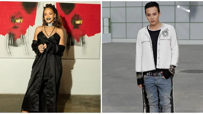 [Bintang] Rihanna dan G-Dragon BigBang