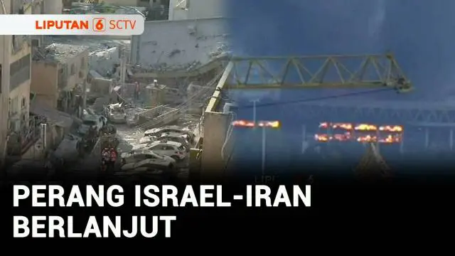 VIDEO: Perang Israel-Iran Berlanjut! Bangunan Hancur, Sejumlah Orang Tewas
