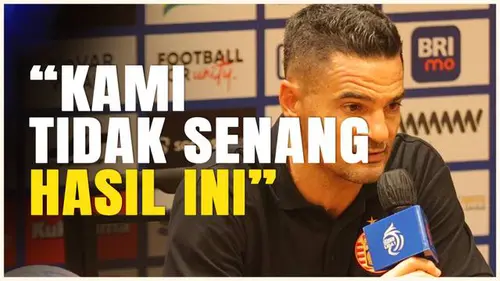 VIDEO: Komentar Carlos Pena Setelah Persija Jakarta Ditahan Imbang Dewa United di Kandang Sendiri