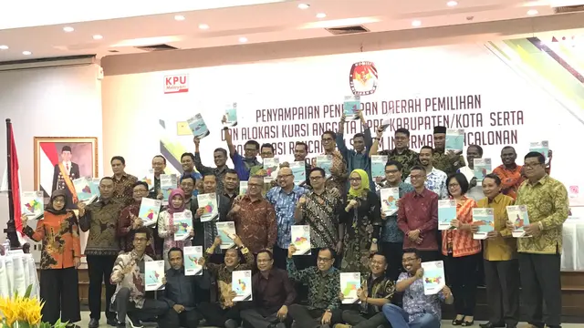 KPU menetapkan tambahan kursi untuk DPR, DPRD Provinsi, dan DPRD Kab/Kota untuk tahun 2019