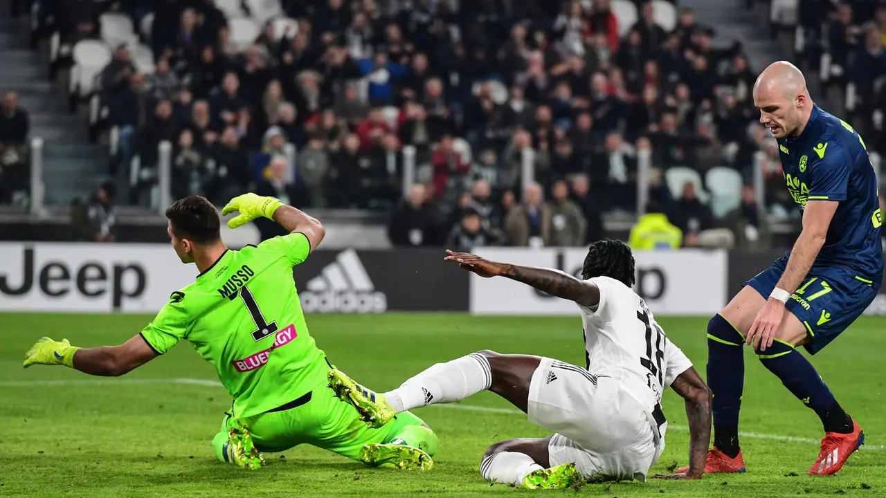 FOTO: Tanpa Cristiano Ronaldo, Moise Kean Bawa Juventus Bersinar