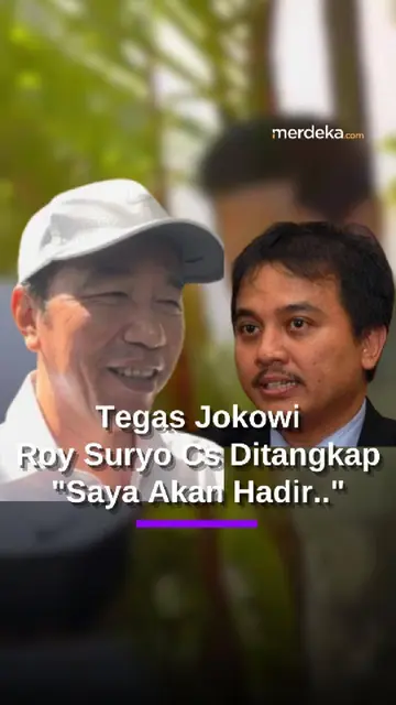 Tegas Jokowi soal Roy Suryo & Dokter Tifa Ditangkap Polisi: Saya Akan Hadir Bawa Ijazah Asli