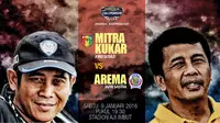 Prediksi Mitra Kukar vs Arema pelatih (liputan6.com/desi)