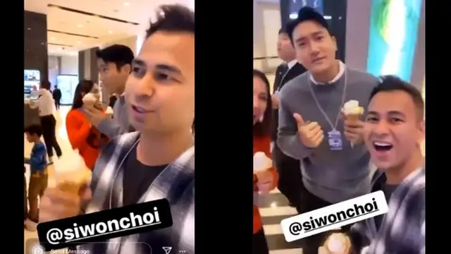 5 Potret Raffi Ahmad dan Nagita Slavina Bertemu Siwon, Begini Reaksi Kocak Netizen
