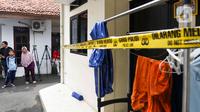 Jenazah empat bocah yakni anak perempuan berinisial VA (6), anak perempuan berinisial S (4), anak laki-laki berinisial Ar (3), dan aak laki-laki berinisial As (1). (Liputan6.com/Herman Zakharia)
