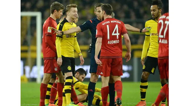 Bayern Munchen Menahan Laju Borussia Dortmund