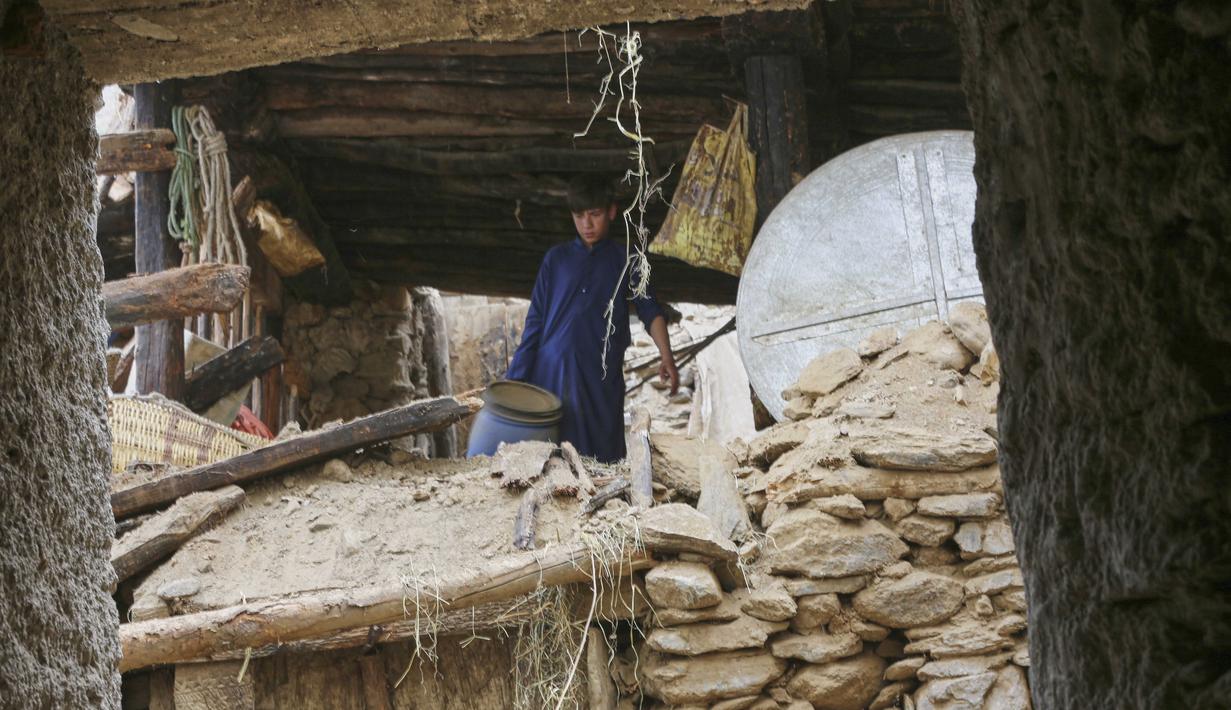 Laporan Masyarakat Bulan Sabit Merah Afghanistan pada Selasa (2/9/2025), menyebutkan, sedikitnya 1.124 orang tewas dan 3.251 lainnya terluka akibat gempa magnitudo 6,0 yang mengguncang kawasan yang berada di sekitar perbatasan dengan Pakistan. (AP Photo/Wahidullah Kakar)