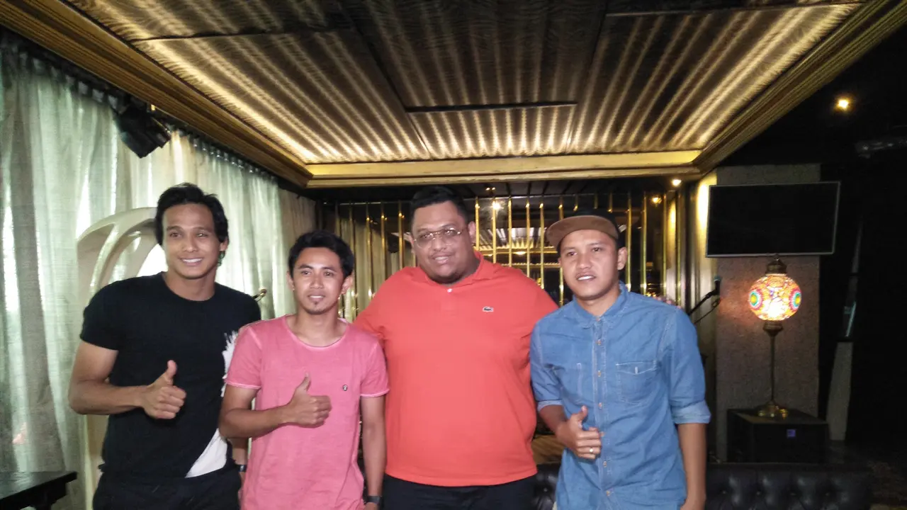 Pemain dan Presiden Klub Borneo FC