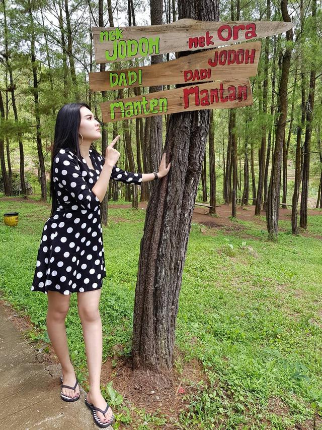 6 Potret Nella Kharisma Saat Pakai Dress simpel, Curi Perhatian