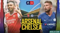 Piala FA - Arsenal Vs Chelsea - Head to Head Pemain (Bola.com/Adreanus Titus)