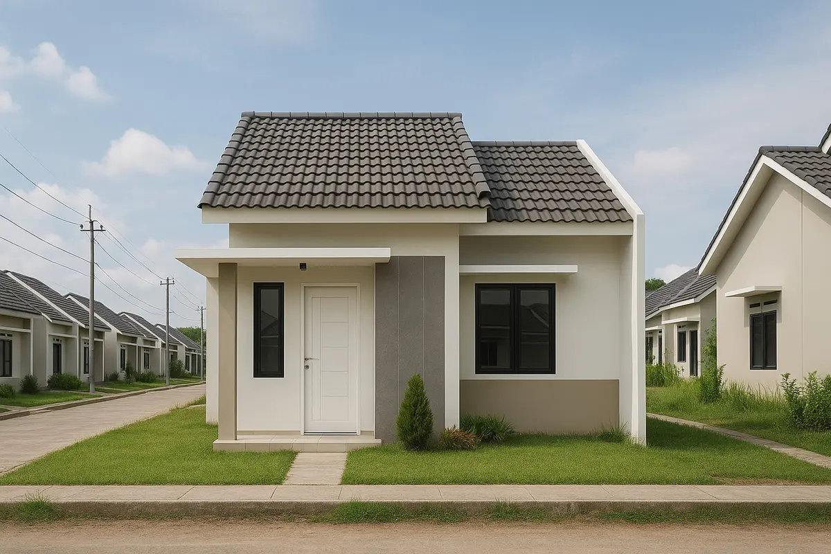 Rumah Bagus Sederhana di Perumahan Subsidi/via GPT